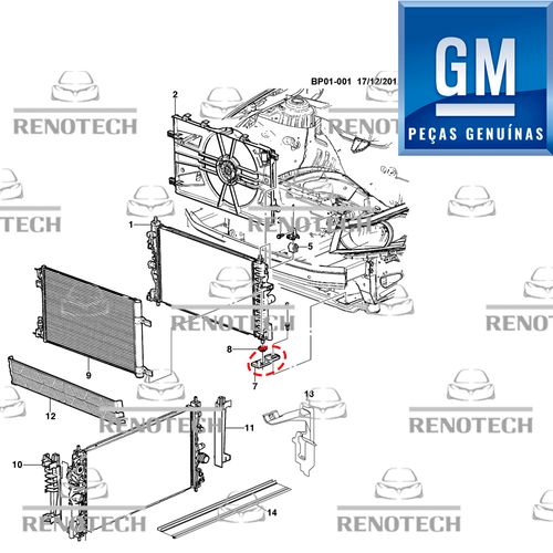 Gm-337826-Suporte-Inferior-Radiador-Hatch-Sedan-Cruze-2012-a-2016-13337826