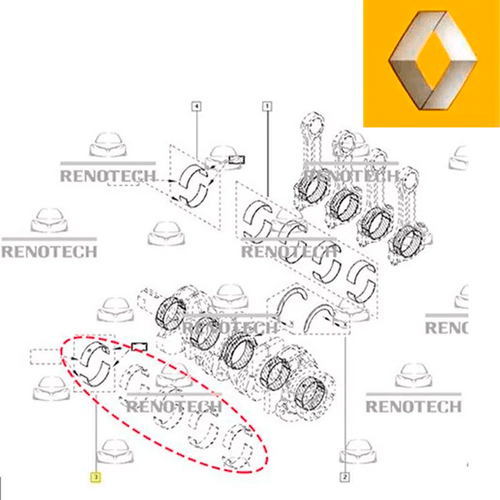 RN-76139R-2X-DS-BRONZINA-DE-MANCAL---MOTOR-2.3-16V-M9T---ACIMA-2013----- RN-76139R-2X-DS-BRONZINA-DE-MANCAL---MOTOR-2.3-16V-M9T---ACIMA-2013-----