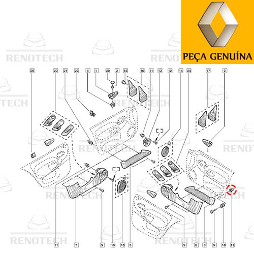 RN-3081184-BUCHA-FORRO-PORTA-PARABARRO-DUSTER-CAPTUR-FLUENCE-7703081184 RN-3081184-BUCHA-FORRO-PORTA-PARABARRO-DUSTER-CAPTUR-FLUENCE-7703081184