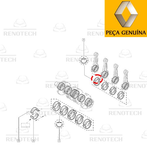 RN-472839-O-2-BRONZINA-DE-BIELA-STD---COMPATIVEL-COM-MOTORES-1.0-8V-D7D--1.6-16V-D4D--1.2-8V-D7F---ACIMA-DE-1998--3-4 RN-472839-O-2-BRONZINA-DE-BIELA-STD---COMPATIVEL-COM-MOTORES-1.0-8V-D7D--1.6-16V-D4D--1.2-8V-D7F---ACIMA-DE-1998--3-4