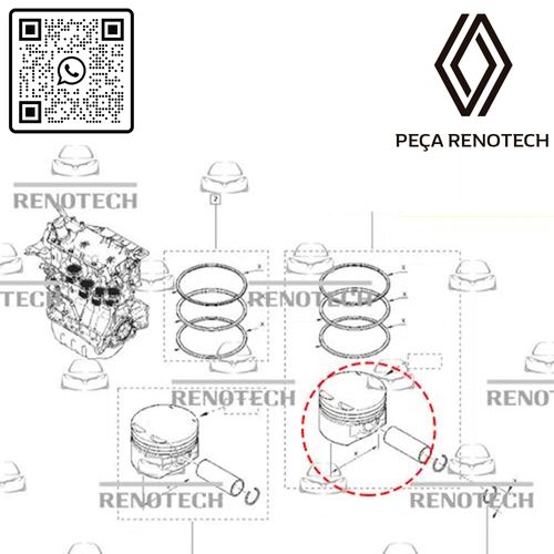 7701473296-PISTAO-050-MOT-D4D-1.0-16V-GAS.-UNID. 7701473296-PISTAO-050-MOT-D4D-1.0-16V-GAS.-UNID.