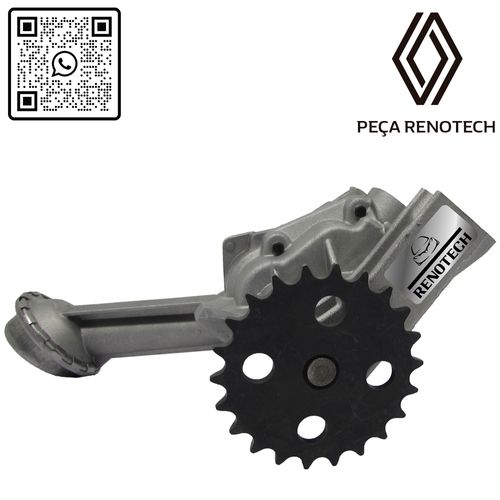 RN 227686-X 8200227686 BOMBA DE OLEO 1.6 16V K4M CL2-MEG-SCE-KAN 22 DENTES IMP