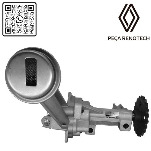 RN 227686-X 8200227686 BOMBA DE OLEO 1.6 16V K4M CL2-MEG-SCE-KAN 22 DENTES IMP