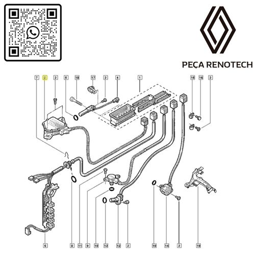 7700100010CONTATOR-MULTIFUNCAO-CAMBIO-AUTOMATICO---CHAVE-SELETORA---DP0