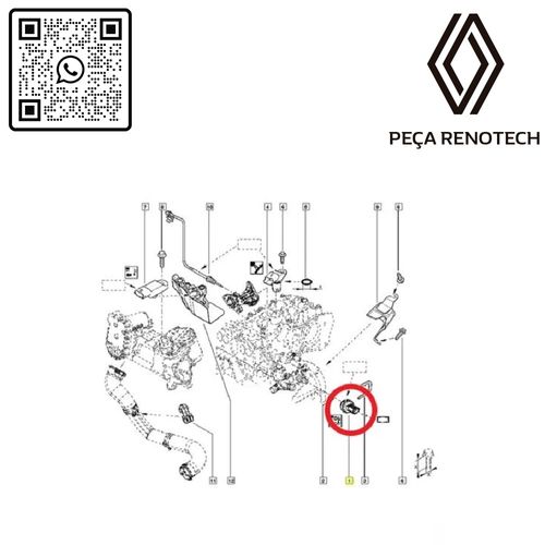 226301872RSENSORDETEMPERATURADAINJECAO2PINOSMOTOR2316VM9T25G9UMASTERKWID