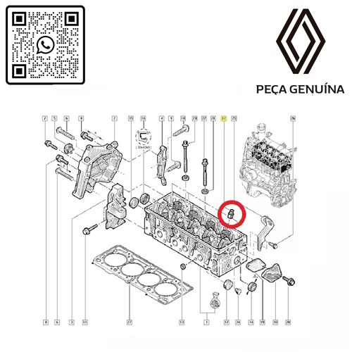 8200234651RETENTOR-DE-VALVULA---MOTOR-1.6-8V-K7M---LOGAN---SANDERO 8200234651RETENTOR-DE-VALVULA---MOTOR-1.6-8V-K7M---LOGAN---SANDERO