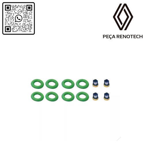 RN 207049-RXREPARO DO BICO INJETOR DE COMBUSTÍVEL IWP179 - MOTOR 1.6 16V K4M FLEX