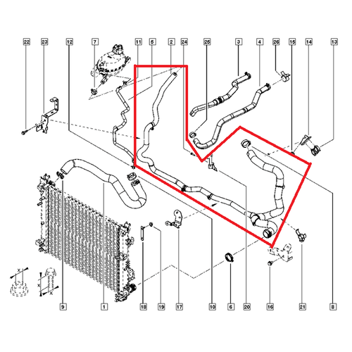 RN-14287R-215014287R-MANGUEIRA-INF.-DO-RADIADOR-LOG-II---SAN-II-1.6-8V-K7M