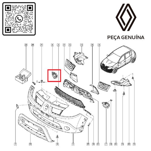 RN-597650-8200597650-SUPORTE-DO-FAROL-DE-MILHA---PARA-O-LADO-DIREITO---A-PARTIR-DE-2012---SANDERO---DUSTER---LOGAN RN-597650-8200597650-SUPORTE-DO-FAROL-DE-MILHA---PARA-O-LADO-DIREITO---A-PARTIR-DE-2012---SANDERO---DUSTER---LOGAN