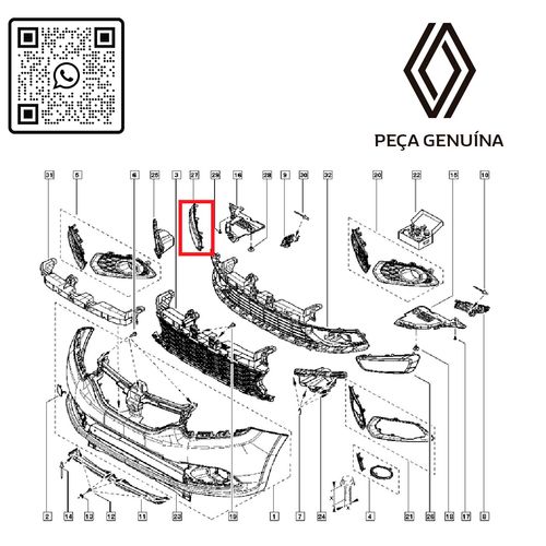 RN-42307R-620742307R-ACABAMENTO-DO-PARACHOQUE-DIANTEIRO---PARA-O-LADO-DIREITO---TODOS-OS-MOTORES---A-PARTIR-DE-2014 RN-42307R-620742307R-ACABAMENTO-DO-PARACHOQUE-DIANTEIRO---PARA-O-LADO-DIREITO---TODOS-OS-MOTORES---A-PARTIR-DE-2014