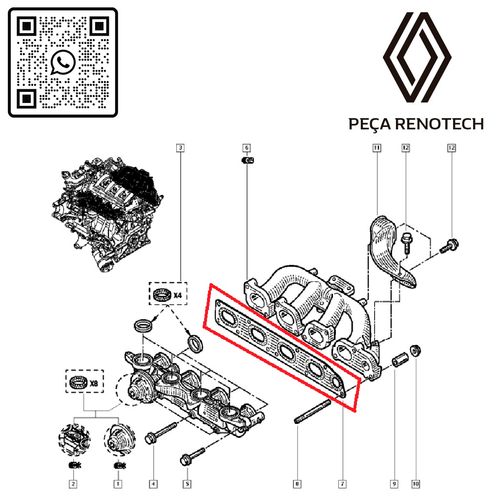 RN-459643-P-8200459643-JUNTA-DO-COLETOR-DE-ESCAPE---MASTER-2.5-16V-G9U