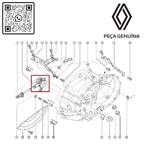 RN-902784-306202443R-ATUADOR-DE-EMBREAGEM-MASTER-2.5-2.3--2-FUROS--ORIG.-sem-adaptador