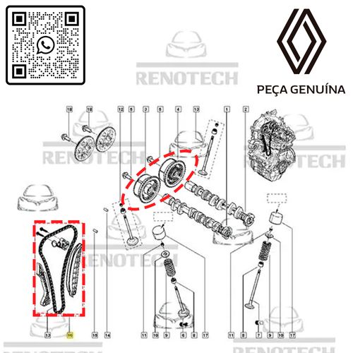 RN-10516R-KC--130C10516R-KIT-CORRENTE-DE-DISTR.-POLIAS-1.0-12V-B4D-LOG-II-SAN-II-65mm-n-mot->-