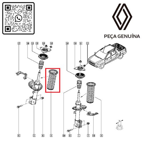 RN-83531R-550683531R-COIFA-GUARDA-PO-DO-AMORT.-TRAS.-OROCH-4X4-4X2-DUS-4X4 RN-83531R-550683531R-COIFA-GUARDA-PO-DO-AMORT.-TRAS.-OROCH-4X4-4X2-DUS-4X4