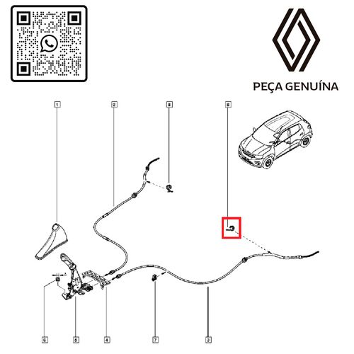 RN-48006R-364548006R-GRAMPO-CABO-FREIO-DE-MAO-KWID-17-ORIGINAL RN-48006R-364548006R-GRAMPO-CABO-FREIO-DE-MAO-KWID-17-ORIGINAL