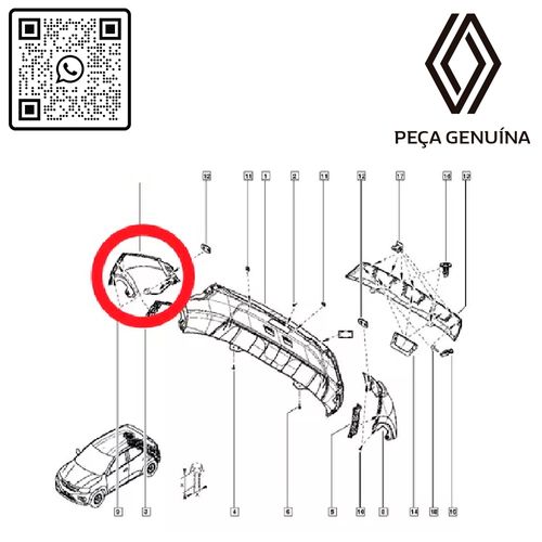 RN-46371R-850746371R-MOLDURA-DIR-PARACHOQUE-TRAS.-KWID RN-46371R-850746371R-MOLDURA-DIR-PARACHOQUE-TRAS.-KWID