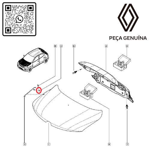 RN-23497R-657223497R-GRAMPO-PRESILHA-VARETA-CAPO-KWID RN-23497R-657223497R-GRAMPO-PRESILHA-VARETA-CAPO-KWID