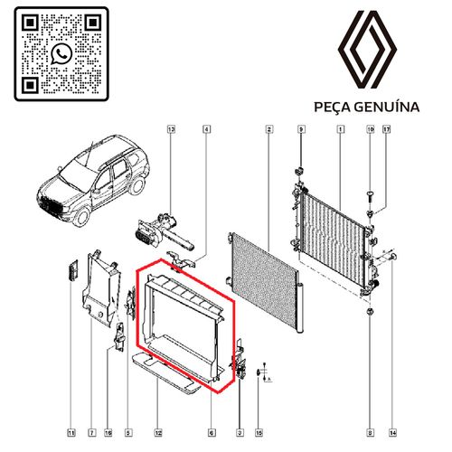 RN-97164R-215597164R-Defletor-Radiador-Renault-Duster-12-20-Original RN-97164R-215597164R-Defletor-Radiador-Renault-Duster-12-20-Original
