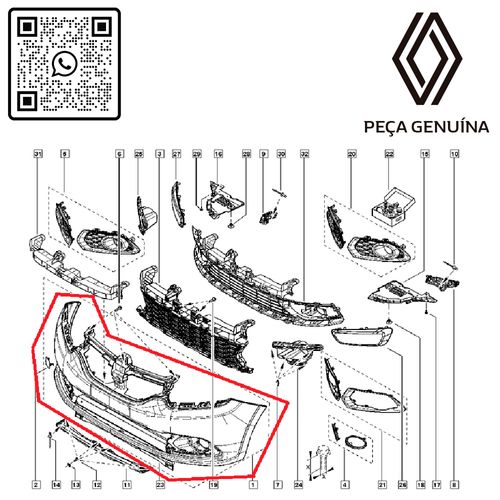 RN-26592R-620226592R-Parachoque-Dianteiro-Logan-Sandero-2020-2021-2022-Com-Furo RN-26592R-620226592R-Parachoque-Dianteiro-Logan-Sandero-2020-2021-2022-Com-Furo