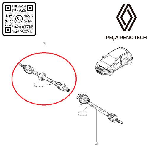 RN-09330R-I-391009330R-SEMI-EIXO-DIR.-LOG-II-SAND-II-1.0-12v-B4D