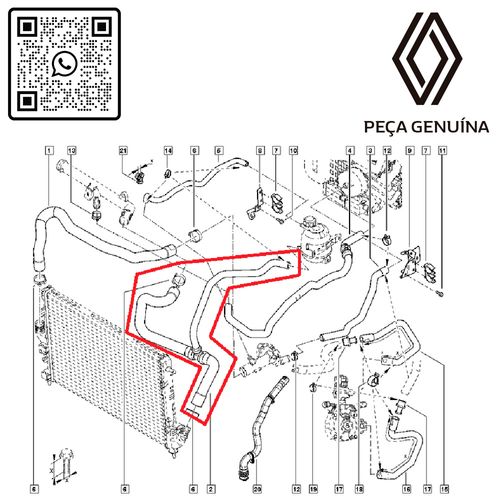 RN-13799R-215013799R-MANGUEIRA-INF.-DO-RADIADOR-DUSTER-1.6-16V RN-13799R-215013799R-MANGUEIRA-INF.-DO-RADIADOR-DUSTER-1.6-16V