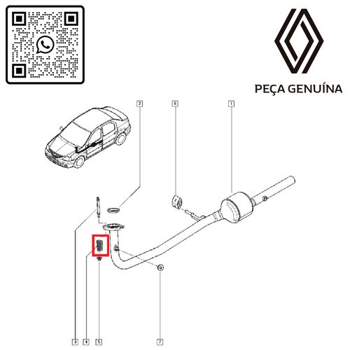 RN-235963-8200235963-MOLA-DO-PARAFUSO-DE-FIXACAO-CATALISADOR-1.3-16V-H5H