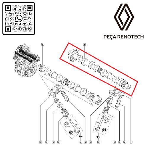 RN-827922-X-8200827922-COMANDO-DE-VALVULAS-DE-ESC.-MOT-M9T-2.3-16V-MASTER RN-827922-X-8200827922-COMANDO-DE-VALVULAS-DE-ESC.-MOT-M9T-2.3-16V-MASTER