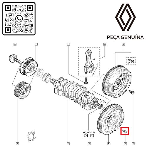 RN-872833-7700872833-PARAFUSO-DO-VOLANTE-DO-MOTOR-2.5-16V-G9U-MASTER