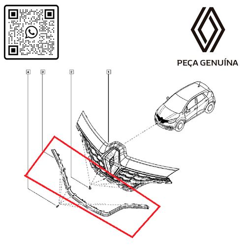 RN-25227R-623825227R-Friso-Cromado-Grade-Dianteira-Renault-Captur