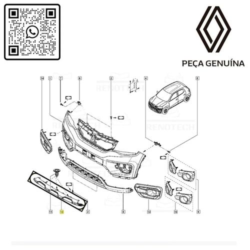 RN-29392R	620729392R	MOLDURA-INF.-CENTRAL-DO-PARACHOQUE-DIANT-KWID