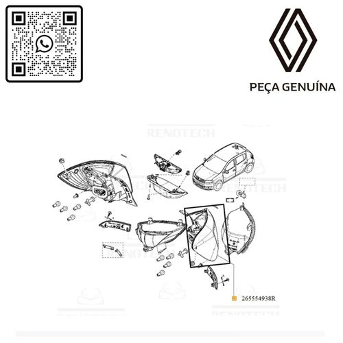 RN-54508R	265554508R	Lanterna-Traseira-Esquerda-Renault-Oroch-Nova-2022-2023