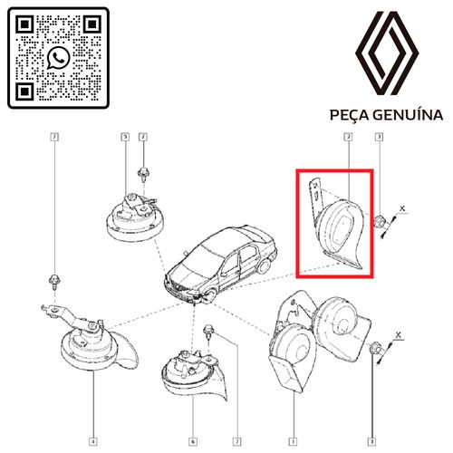 RN-05774R-256105774R-Buzina-Caracol-Logan-Clio-Sandero RN-05774R-256105774R-Buzina-Caracol-Logan-Clio-Sandero