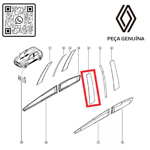 RN-75745R-755575745R-ADESIVO-FAIXA-PRETA-COLUINA-PORTA-DIANT.-ESQ.-KWID