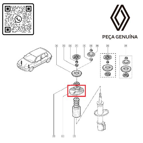 RN-808455-8200808455-Prato-Do-Amortecedor-Renault-Clio-Kangoo-Logan-Sandero RN-808455-8200808455-Prato-Do-Amortecedor-Renault-Clio-Kangoo-Logan-Sandero