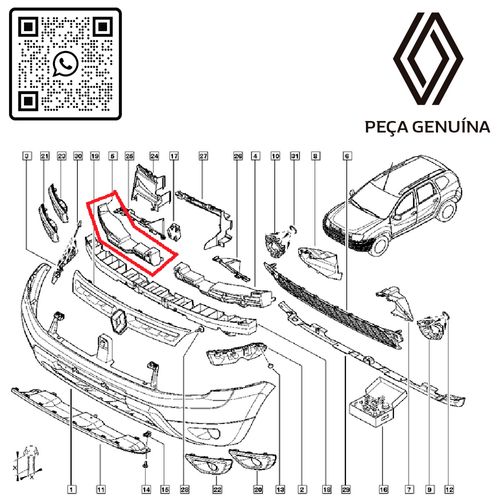 RN-21181R-620921181R-Absorvedor-De-Impacto-Dianteiro-Direito-Renault-Duster