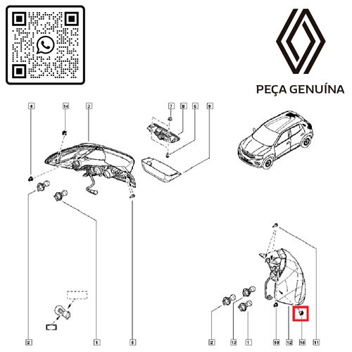 RN-42061R-769842061R-Grampo-Plastico-Lanterna-Traseira-Kwid-2016...