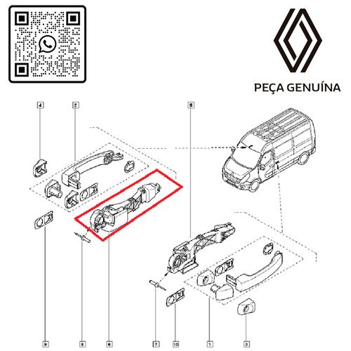 RN-69981R-806069981R-SUPORTE-EXT.-DO-PUXADOR-DA-PORTA-DE-CORRER-MASTER-2.3-16V-13...