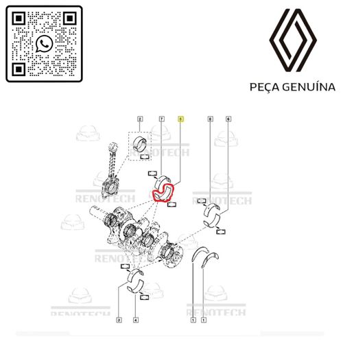 RN-39644R	122239644R	Bronzina-Mancal-Inferior-2pc-Kwid-2017-A-2020-1.0-12v-3c