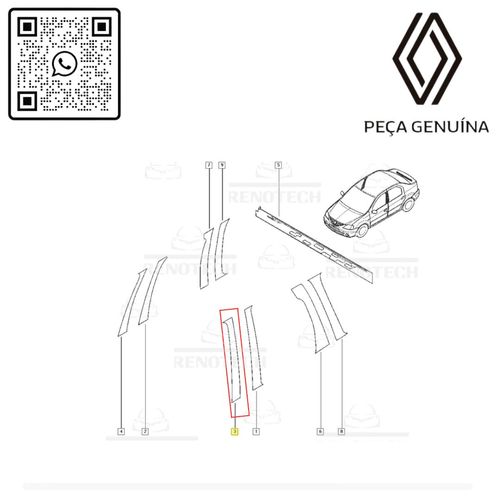RN-51835R	802851835R	Adesivo-Coluna-Porta-Dian-Le-Renault-Sander-Logan