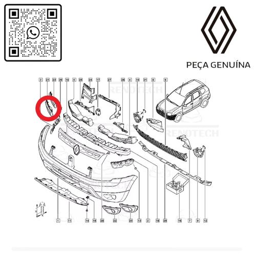 RN-62726R	620262726R	Moldura-Parachoque-Milha-Direita-Duster-19... RN-62726R	620262726R	Moldura-Parachoque-Milha-Direita-Duster-19...