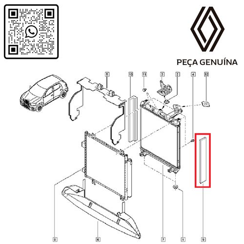 RN-37534R-215537534R-Espuma-De-Vedacao-Do-Radiador-Renault-Kwid
