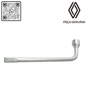 RN-51402R-995451402R-Chave-De-Roda-Em-Forma-De-L-Renault-Kwid-Cromado RN-51402R-995451402R-Chave-De-Roda-Em-Forma-De-L-Renault-Kwid-Cromado