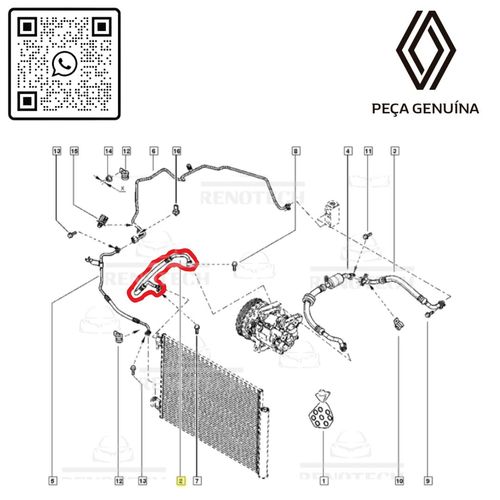 RN-924902	924902356R	MANGUEIRA-DO-AR-COND.-LOG-II-SAN-II-1.0-12V-B4D-COMPRESSOR-AO-CONDENS