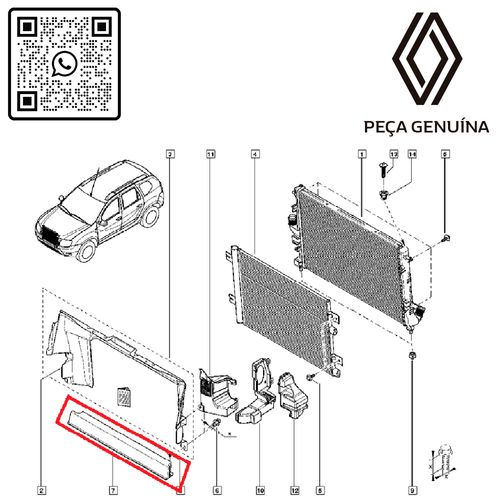 RN-77461R-214777461R-DEFLETOR-INF.-DO-RADIADOR-DUSTER