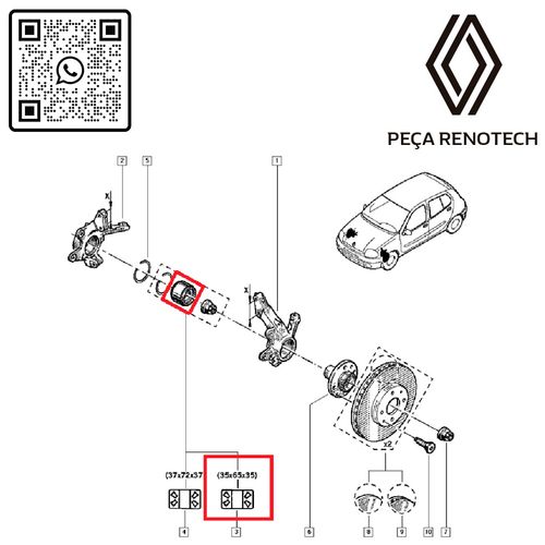 RN-090283-P-7701205778-ROLAMENTO-DE-RODA-DIANT.-TWG-CL-II-1.0-8-E-16V-PRL-