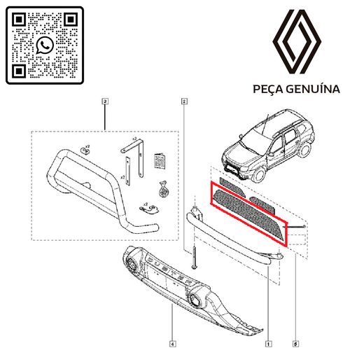 RN-24229R-623124229R-Cobertura-Entrada-De-Ar-Parachoque-Original-Renault-Duster RN-24229R-623124229R-Cobertura-Entrada-De-Ar-Parachoque-Original-Renault-Duster