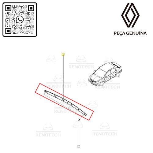 RN-075278	8200752789	Friso-Da-Tampa-Do-Porta-Malas-Original-Renault-Sandero RN-075278	8200752789	Friso-Da-Tampa-Do-Porta-Malas-Original-Renault-Sandero