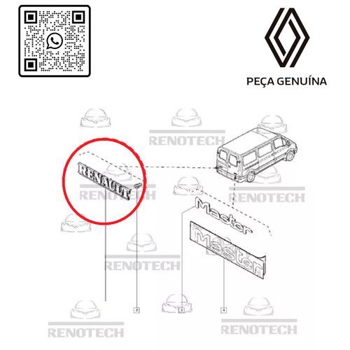 RN-522593-8200522593-Emblema-Inscricao-Renault-Original-Master RN-522593-8200522593-Emblema-Inscricao-Renault-Original-Master
