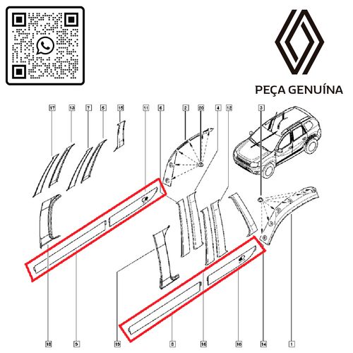 RN-733426-7711733426-Jogo-De-Friso-Da-Porta-Renault-Duster-Original