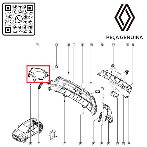 RN-41521R-850741521R-Ponteira-Direita-Parachoque-Traseiro-Kwid-2017-2019-Original